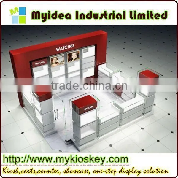 Myidea Black Solemn Watch Shop Interior Design, Pocket Watch Kiosk Interior Design photo-2