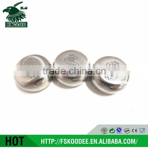 2016 Custom Stainless Steel Ice Cube ,metal Ice Cube Freezer,wholesale Ice Cube
