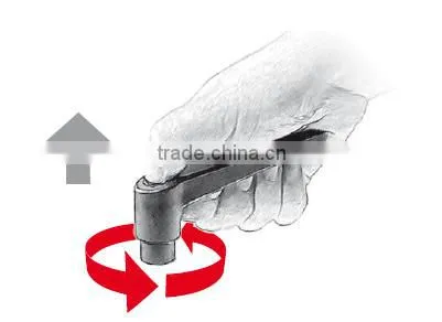 Adjustable Clamp Levers With Plastic Push-button BK38.0301 photo-2