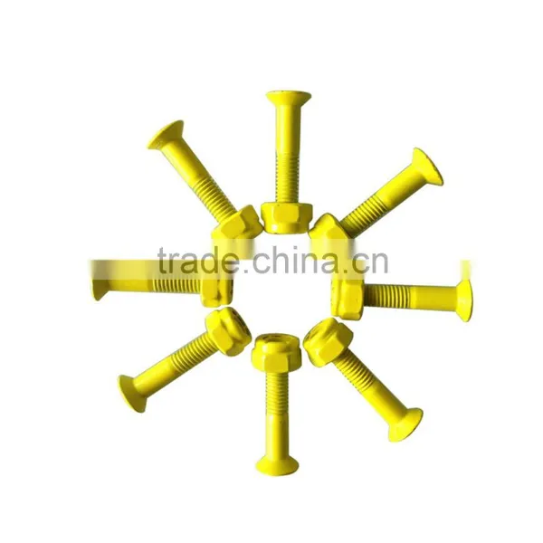 Shiny Siliver Skate Board Bolts, Available Stock 1 Sets(8pcs)skateboard Hardware Screw Bolts, ILVERADOS SKATEBOARD MOUNTING HARD photo-6