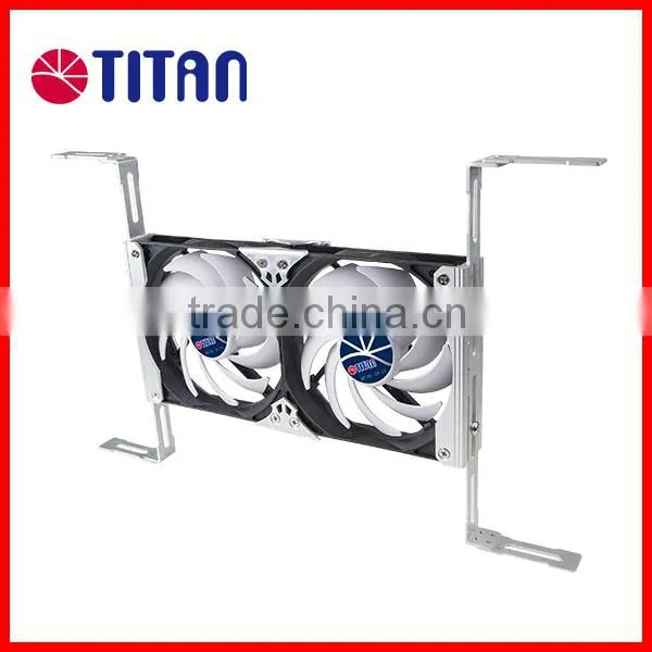 Portable Camping Car Aluminum Rack 12V 90mm Air Cooling Ventilation Fan photo-4