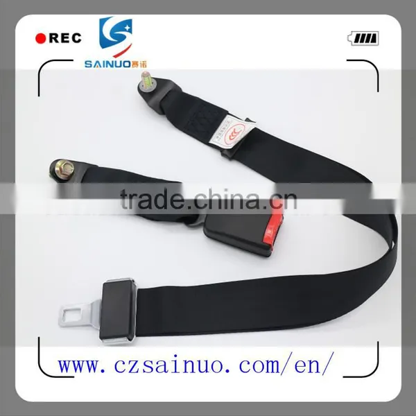 High Quality Simple Two Points Car Safety Belt Used for Bus or Most Car From China