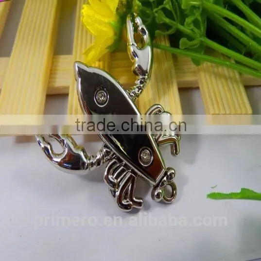 PRIMERO Metal Lobster Keychain Cheap Stainless Steel Key Chain Movable Hands and Foot Alloy Keychain With Lobster Claw Clasp photo-4