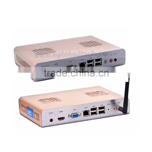 Cheapest Fanless Mini PC Intel Atom N270 Mini Desktop PV 12V With Linux OS photo-2