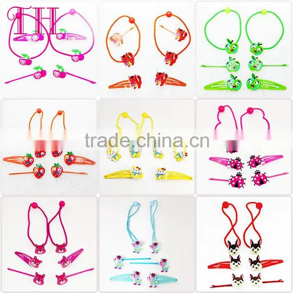 Kids Hair Accessories Cheap Cute Girls Resin Magnetic Metal Hairclip photo-4