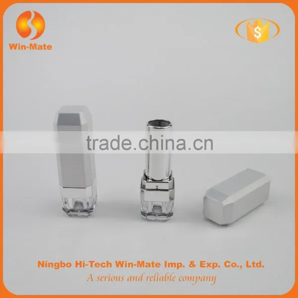 Elegant New ABS Silver Empty Lipstick Container photo-5