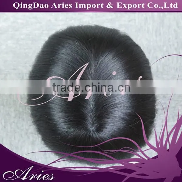 Customized French Lace Toupee, European Hair Texture Bleached Knots Hair System for Men photo-2