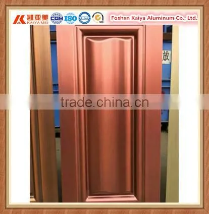 6063 T5 Aluminum Door Profile Broze Door Plate photo-2