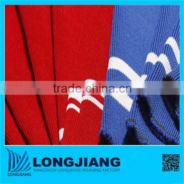 Yarn Dyed Rib Knitted Rib Fabric for Polo Shirt