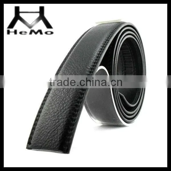 Mature Men's Present Black Color Second Layer Cowhide Leather Utility Belt