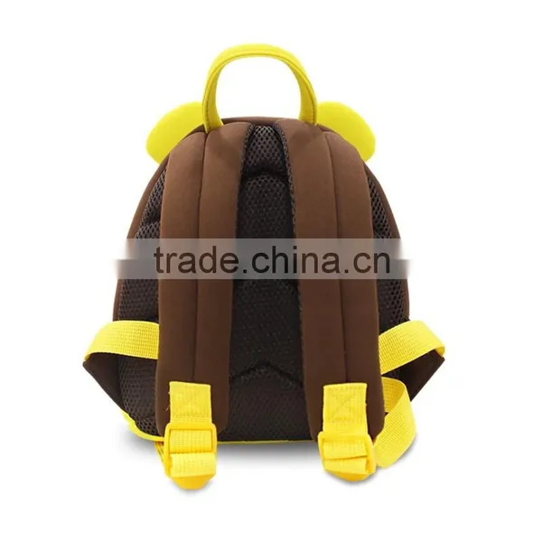 Cheap Promotion OEM Neoprene 3d Lovely Animal Backpack for Kids photo-2