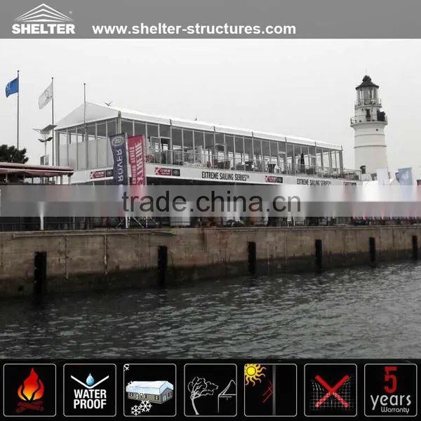 High Class Large Double Decker for Sailing Event Multi-level Marquee for Sale photo-2