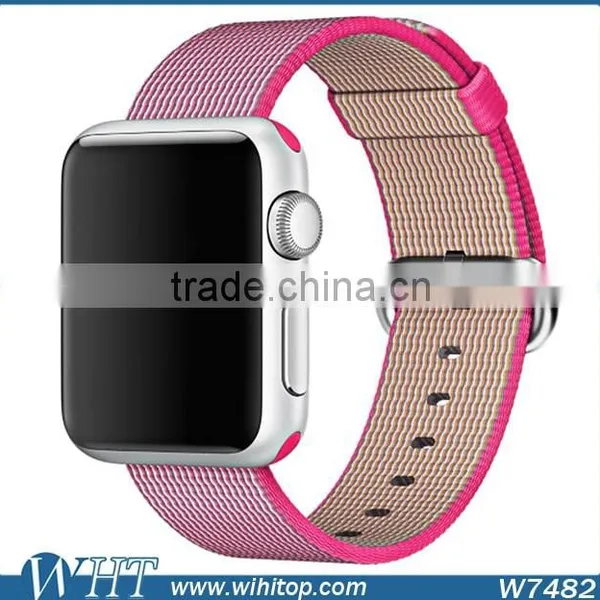 HOCO Original 1:1 38mm 42mm Steel Buckle Adapter Woven Nylon Watch Band for Apple Watch Band Quality Choice Most Popular photo-2