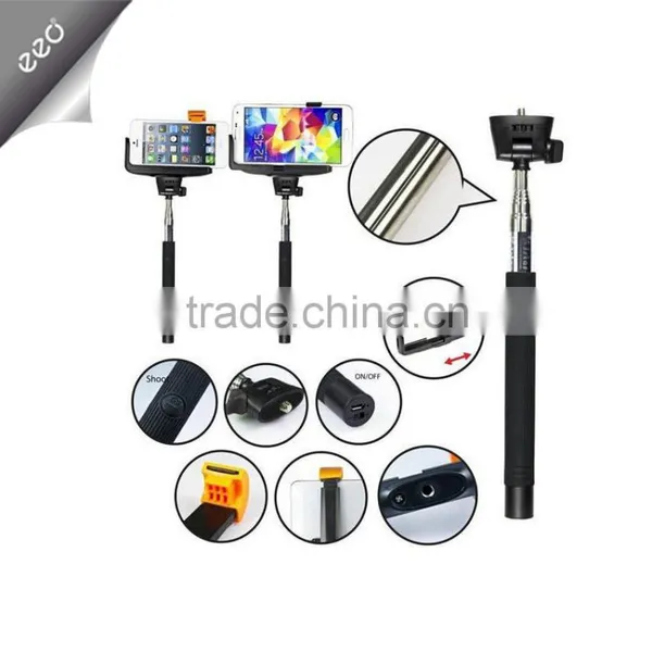 Wholesale Colorful Wireless Monopod Bluetooth Selfie Stick , Monopod for Smartphone Camera Selfie Stick photo-4