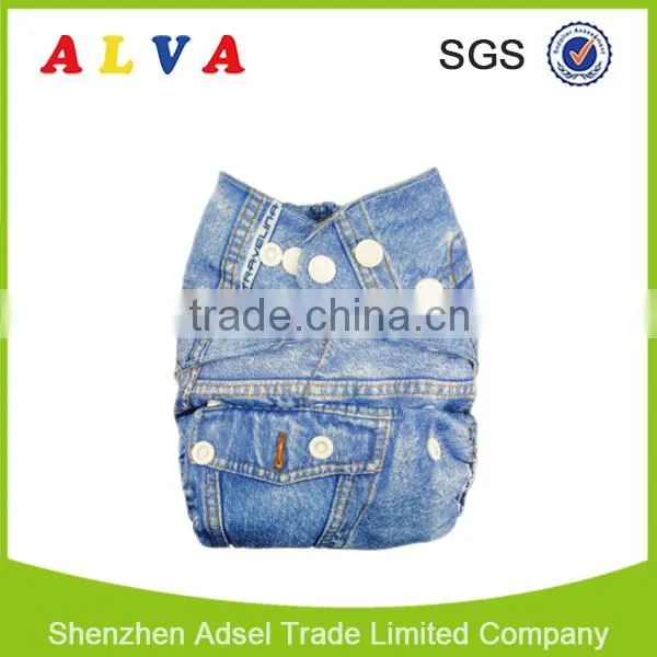 Alva One Size Fits All Baby Cloth Diapers Cheap Cloth Baby Diapers photo-2