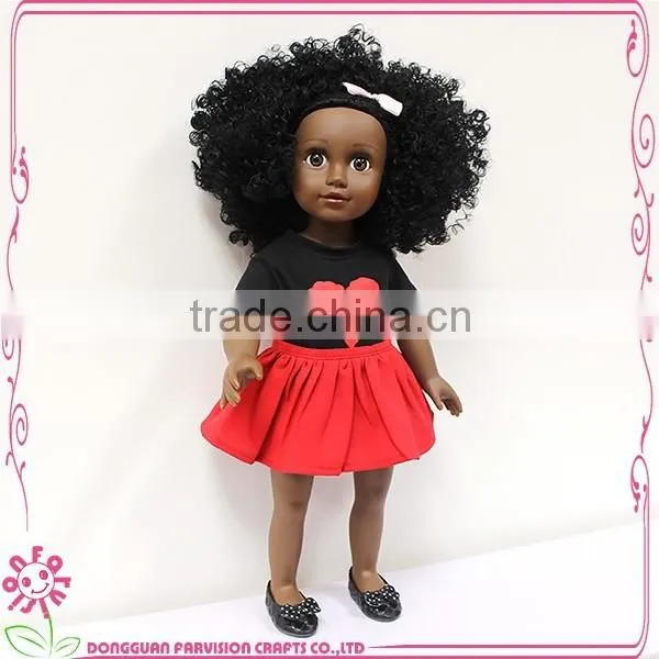 2016 Fashion 18 Inch Ethnic African Plastic Black American Girl Doll photo-6