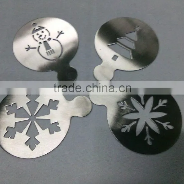 High Quality Stainless Steel Christmas Coffee Stencils photo-2