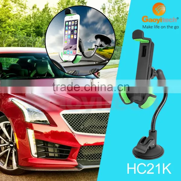 New Universal Phone Holder Car Holder for Mobile Phone 360 Degree Turn Around Windshield Mount2016(HC21K)