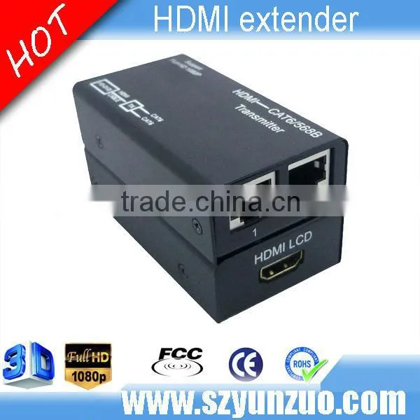 Hdbaset HDMI Extender Double 60m Extension Over Cat5e/6