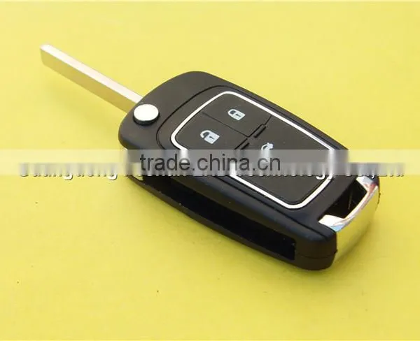 Flip Key Shell for Chevrolet Cruze Remote Key Case Fob 3 Buttons photo-5