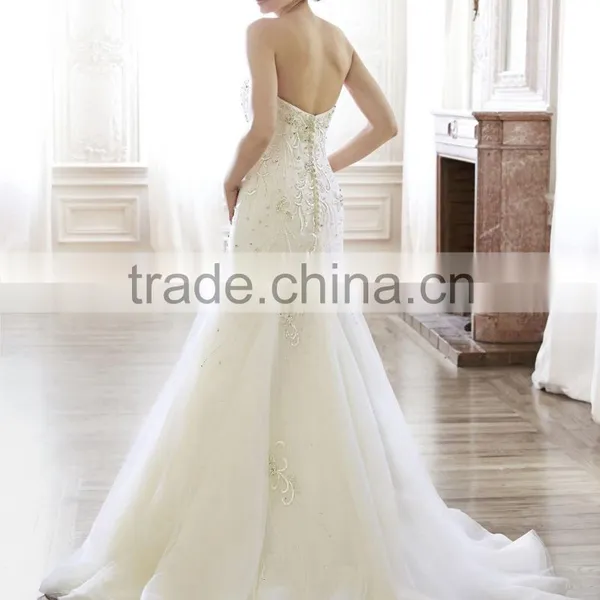 2016 New Fashion Real Photo Beach Wedding Dress photo-3