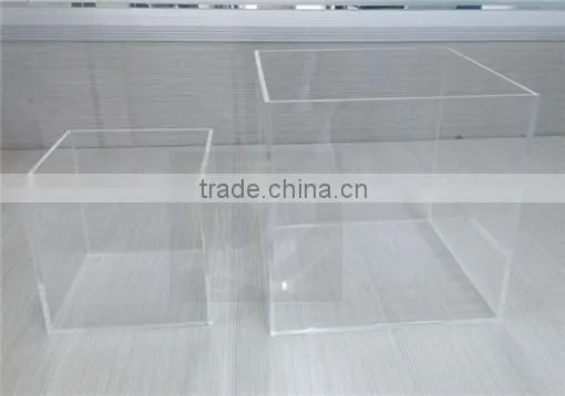 Acrylic Material Acrylic 5 Sided Display Containner no Lid photo-5