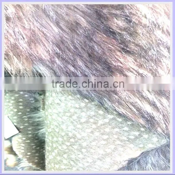 100% Acrylic Artificial Fur Jacquard Printed Long Pile Faux Fur Fabric photo-2