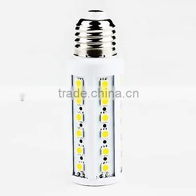 E27 9W 44x5050 SMD 650-700LM 3000-3500K Warm White Light LED Corn Bulb (220-240V) photo-3