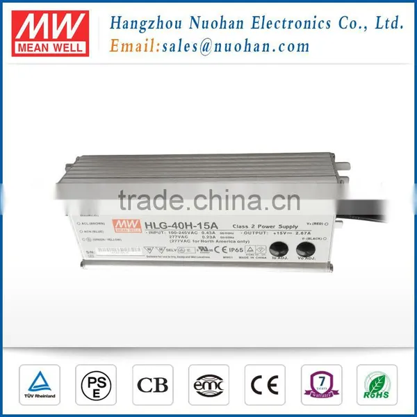 Meanwell 40W 15v Single Output LED Driver /15v Switching Power Supply/waterproof Power Supply photo-3