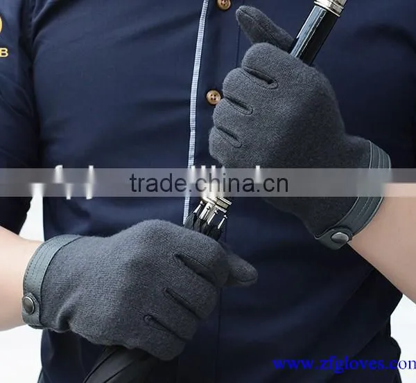 Hot Sale Fashion Male Man Wool Gloves