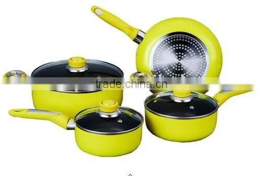 7 Pcs Aluminum Non Stick Cookware Set