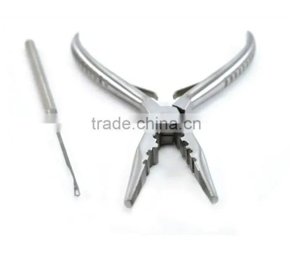 Hair Extensions Dual Slot Nose Plier With Latch Hook Kit photo-6