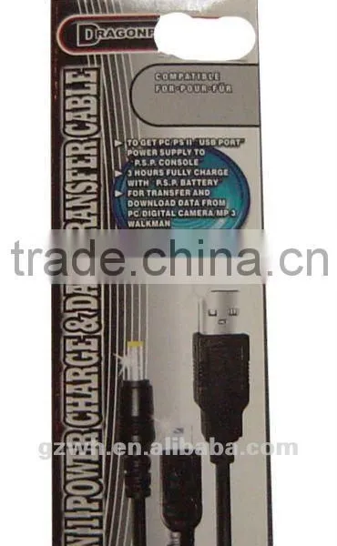 for PSP 2IN 1 Power Charger &Data Transfer