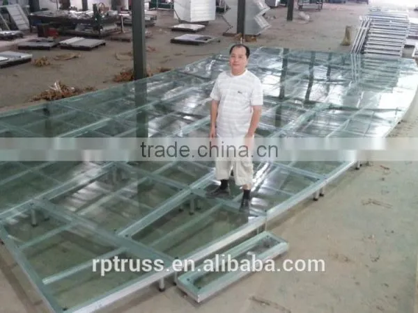 RP 2015 High Quality Decent Glass Stage For Wedding Aluminum Stage For Sale photo-3