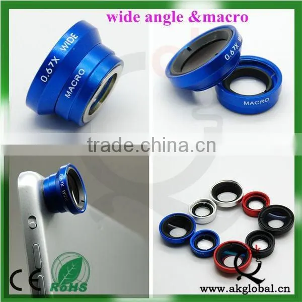 Manufacturer Lens 0.67x Wide Angle Lens With Marco Conversion Lens for Mobile Phone Lens photo-6