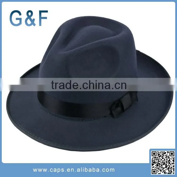 High Quality Felt Fedora Hat Ladies Felt Hat Bodies photo-5