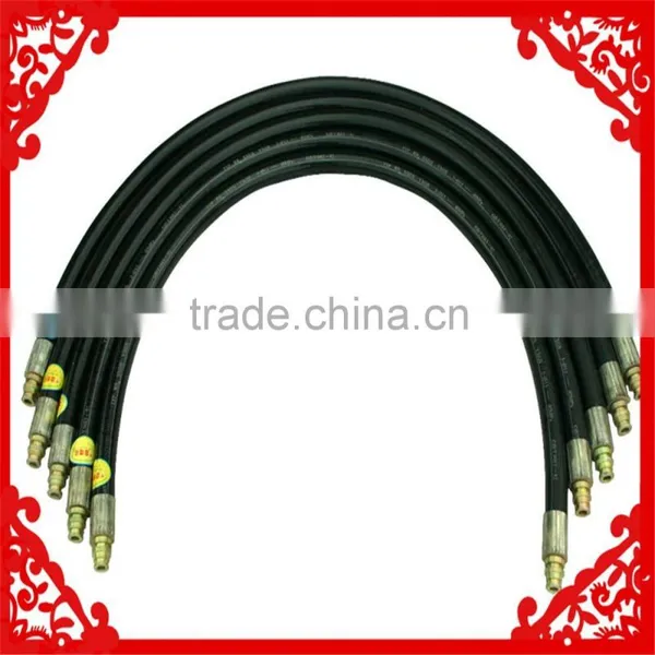 SAE Steel Wire Braided Rubber Hydraulic Hose/hydraulic Rubber Hose Prices photo-2
