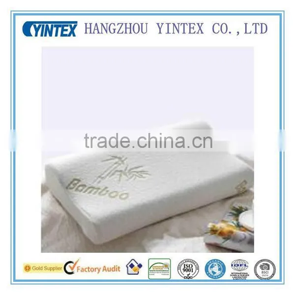 Bamboo Fabric Massage Memory Foam Wave Pillow