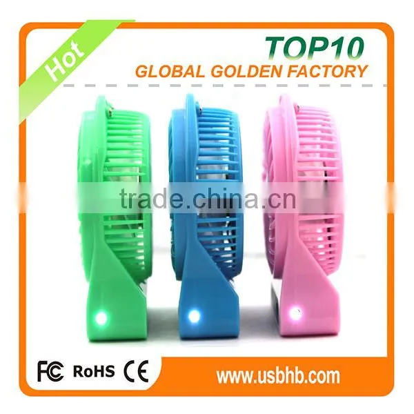 18650 Battery Operated Usb Mini Desk Fans 3 Speed With Powerful Wind photo-6
