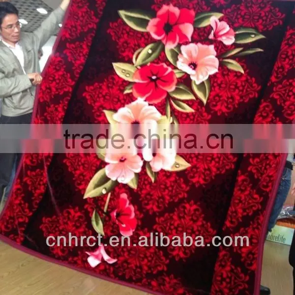 2014 New Design Mink Blanket 100% Polyester photo-2