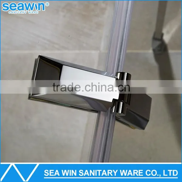 Good Price Fashion Standard Size Fully Frameless Glass Design Hinge Shower Cubicle For Gym photo-2
