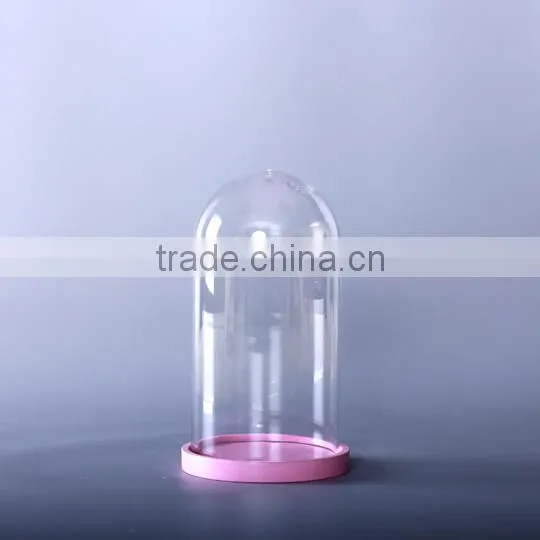 Bell Shape Glass Cloche With Base