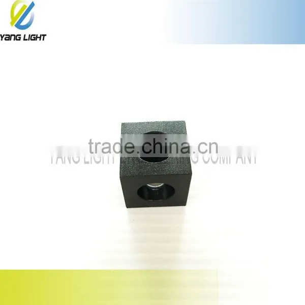 Made in Taiwan CNC Modules Corner Connector Angle Aluminium Anodizing CNC Milling Angle High Precision Sand Blasting Cube Corner photo-2