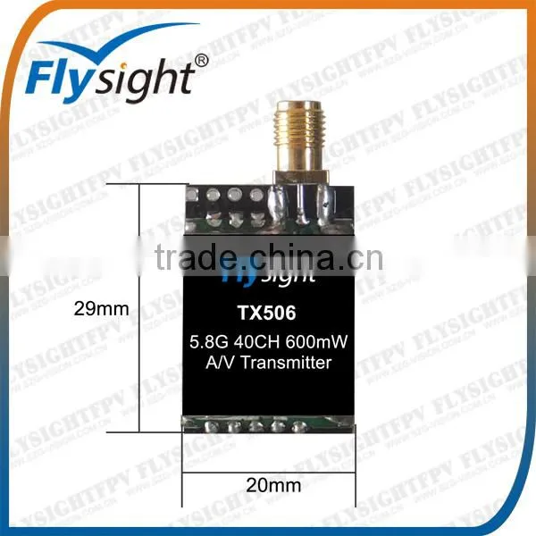 H1770 Factory Price Durable 5.8GHz AV Transmitter Flysight TX506 With 40CH Race Band Transmitter photo-3