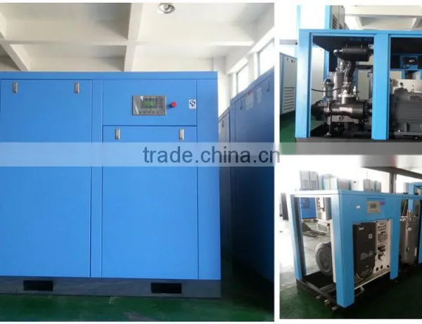 30KW 5m3/min Oil Lubricated Industrial Electric Rotary Screw Type Air Compressor photo-6