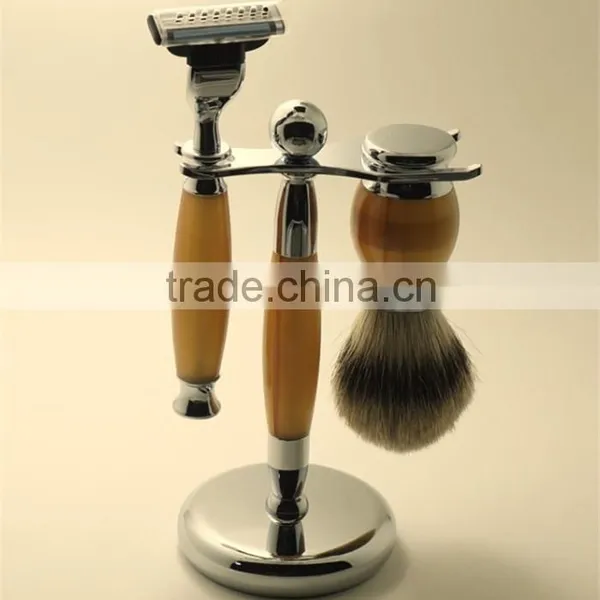 Private Label Safety Razors Badger Hair Shaving Kits Wholesale photo-3
