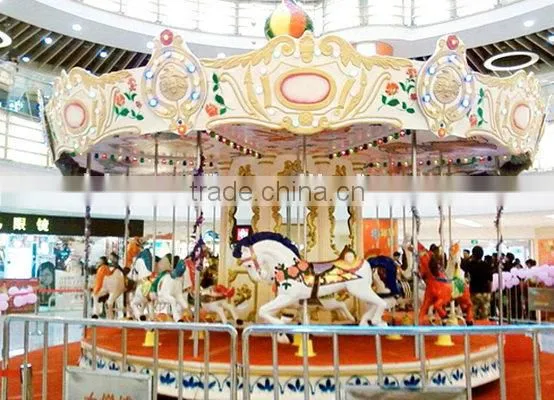 Cheapest High Quality Used Amusement Rides 16 Seats Carousel for Sale photo-5