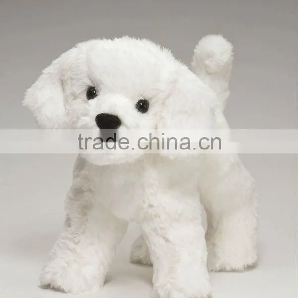 Cute and Soft DANDELION PUFF BICHON Stuffed Toy White Dog