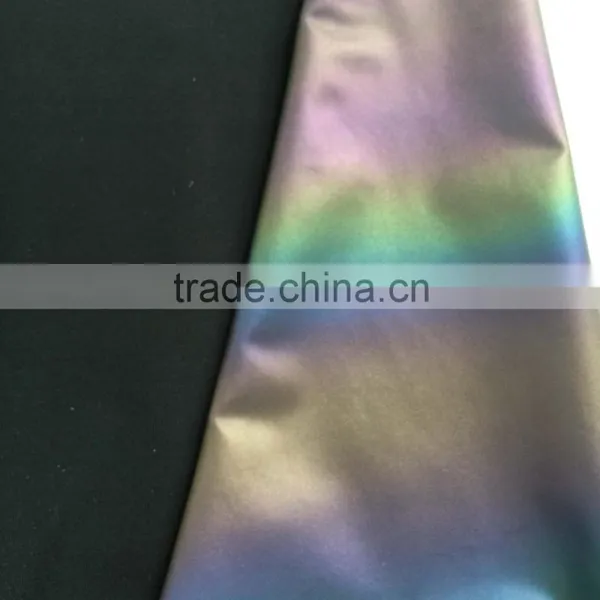 Iridescent Reflective Spandex Fabric /rainbow Reflective Fabric photo-6