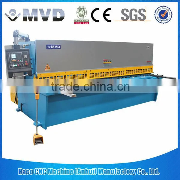 3mm CNC Hydraulic Sheet Shearer for MVD 2015 CE Standard